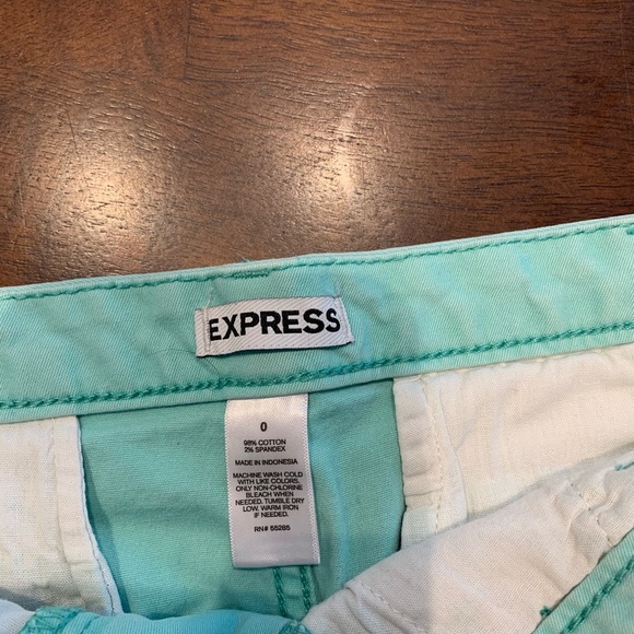 Express Shorts Teal - Picture 2 of 3